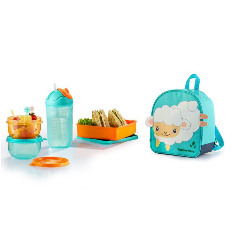 [Ready Stock] Tupperware Back To School Set and Backpack