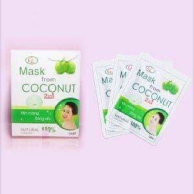 [Whole jelly] Edible 2in1 Mekong Coconut Mask