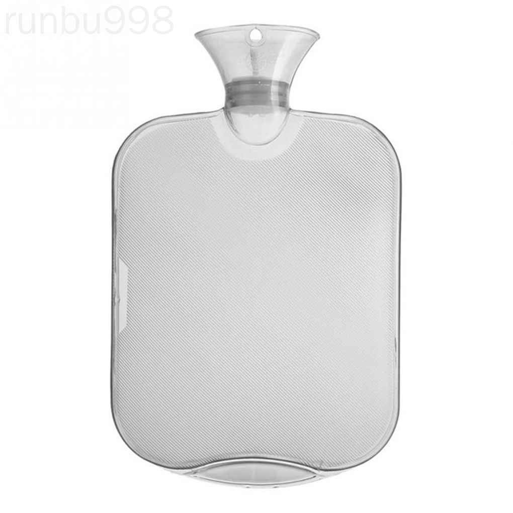 Highdensity Thick PVC Transparent 2000ml Waterfilled Rubber Hot Water Bottle ExplosionProof