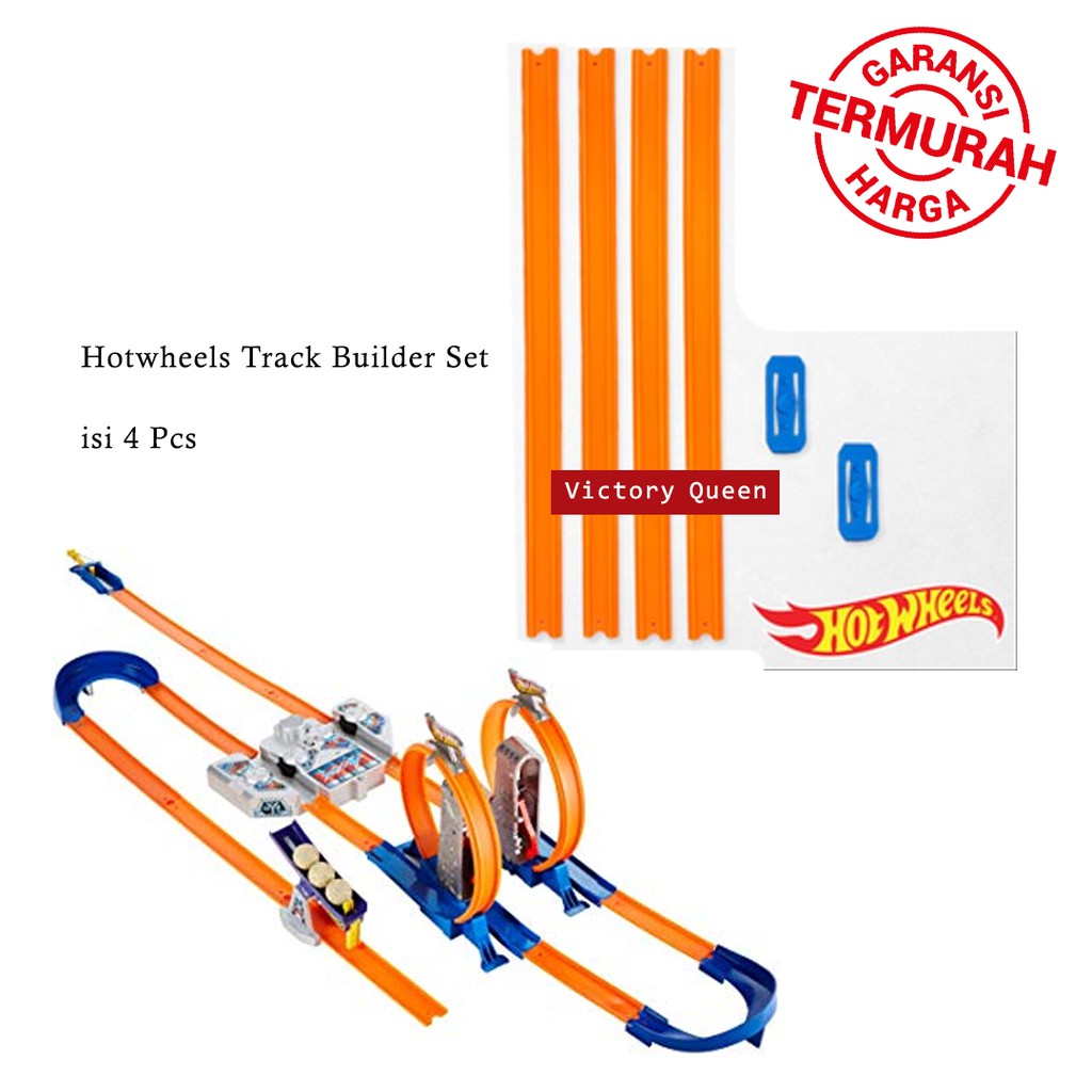 4pcs Hot Wheels Track with Connector 