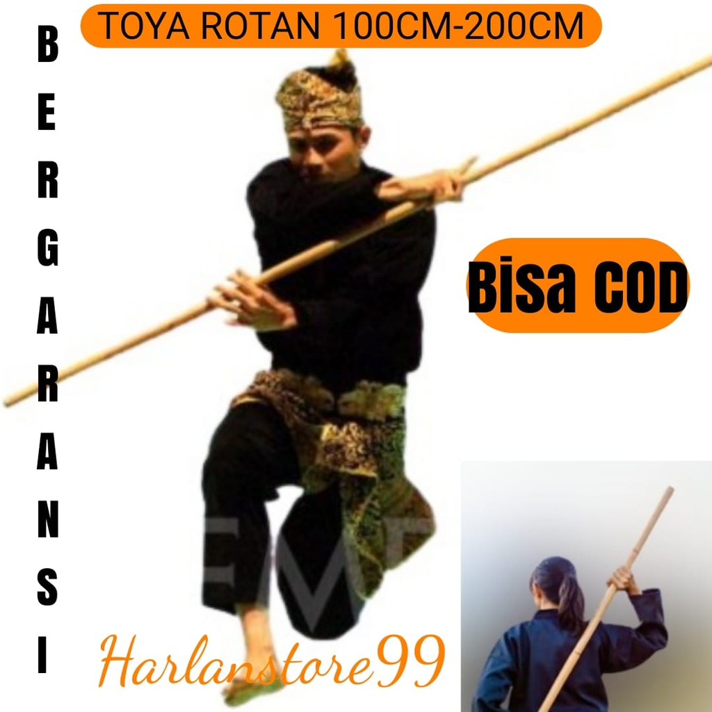 RATTAN TOYA - RATTAN STICK - PENCAK SILAT TOYA - RATTAN STICK - RATTAN TOYA (PEELING RATTAN)