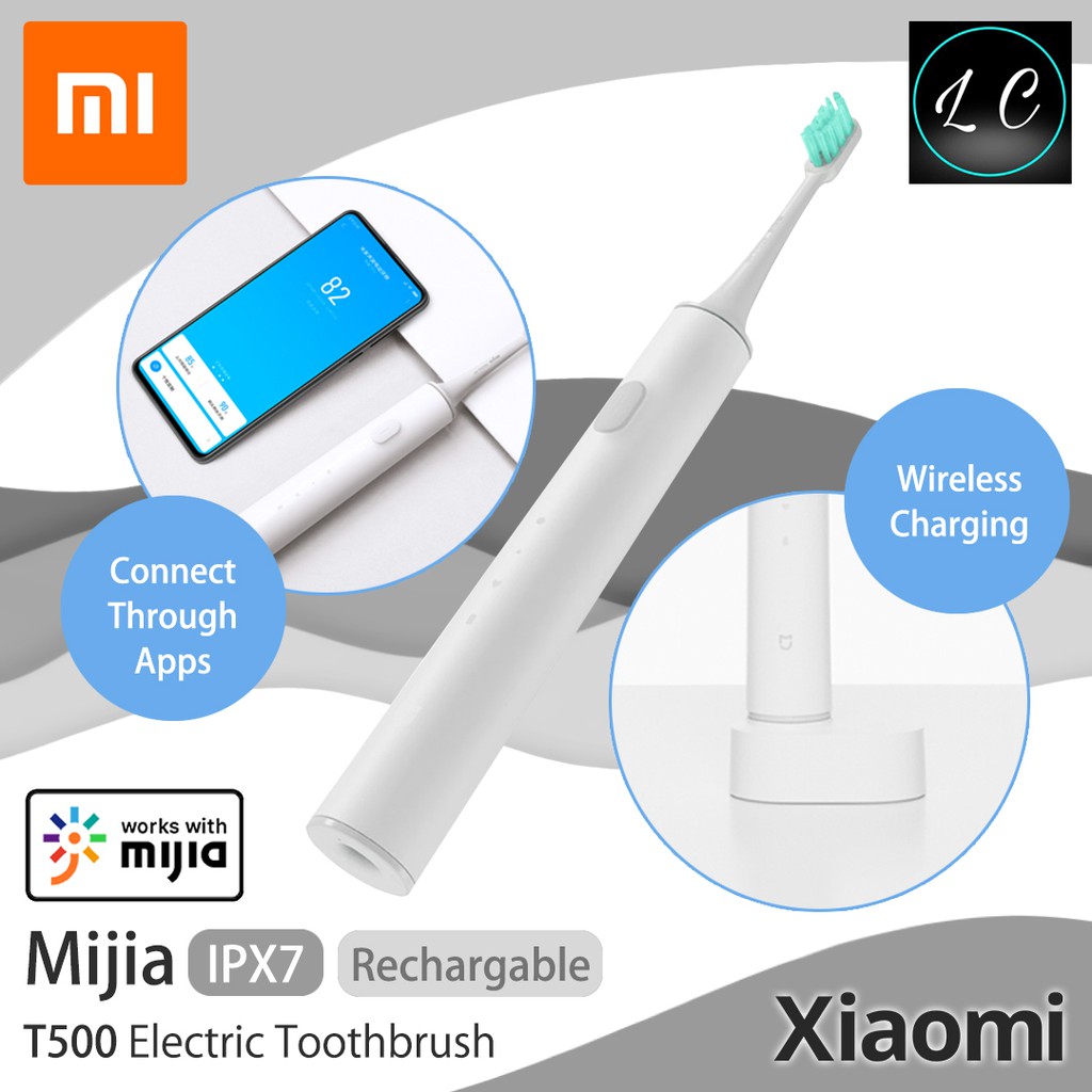 Xiaomi Mijia T500 Sonic Electric Toothbrush Waterproof Ultrasonic Tooth Brush Whitening USB Rechargeable APP Control