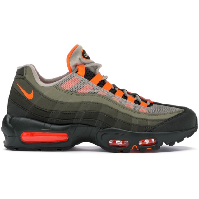 orange nike 95