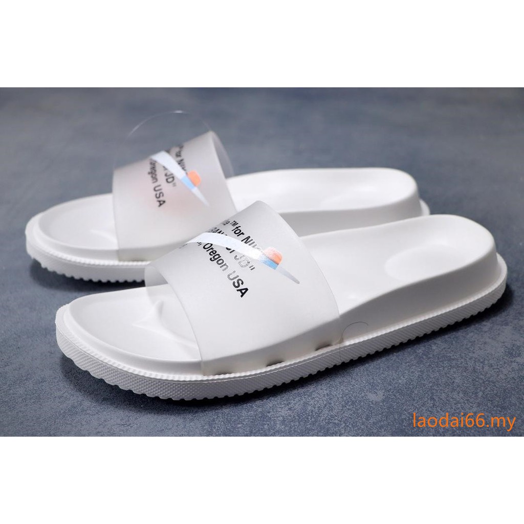 nike slipper white