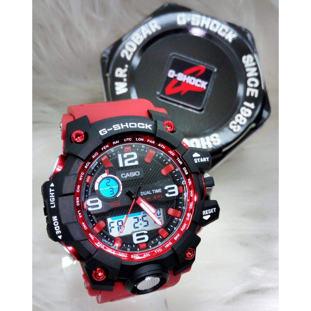 casio g shock red