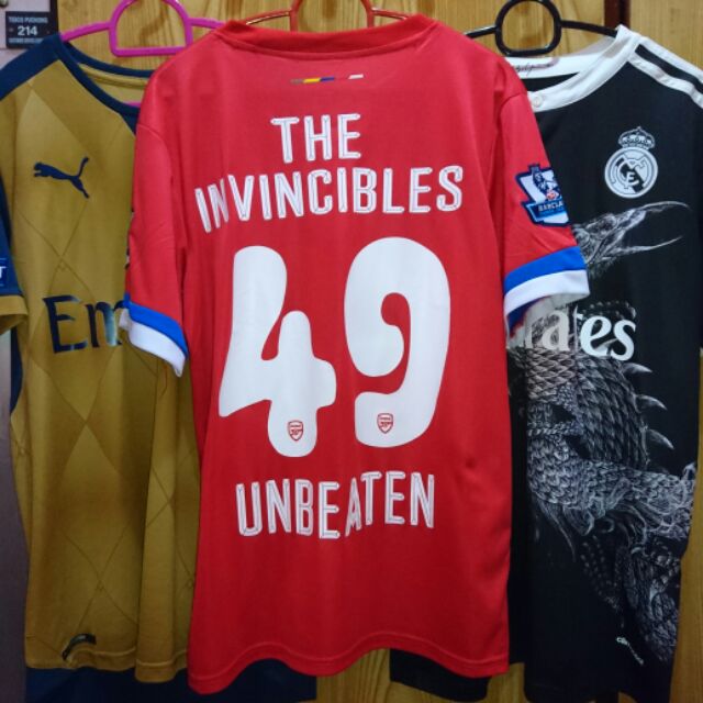 arsenal invincibles jersey