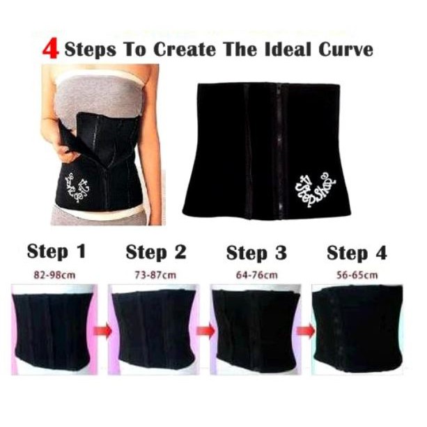 🔥BEST SELLER🔥 Japan 4 Step Shape Slimming Belt / Bengkung