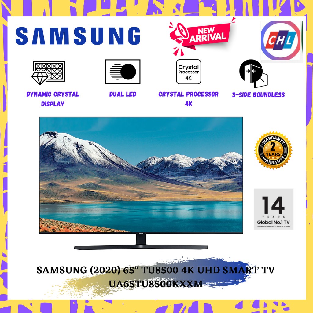 SAMSUNG (2020) 65" TU8500 4K UHD Smart TV UA65TU8500KXXM ...