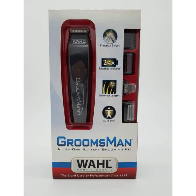 wahl groomsman battery grooming kit