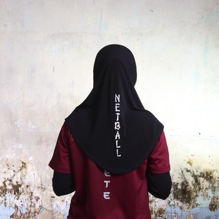 Sport Hijab Netball Lycra Gred AAA (ReadyStock) | Shopee Malaysia