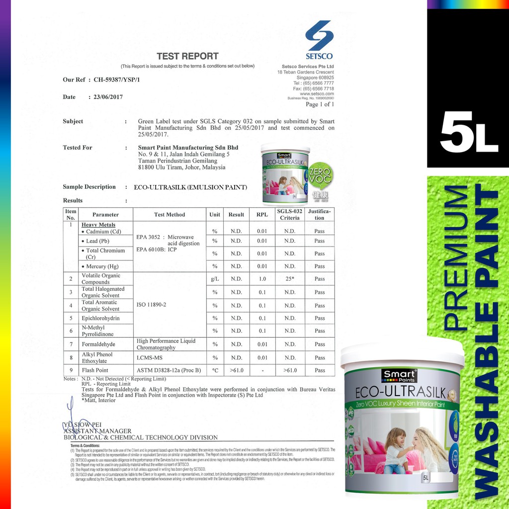 Smart Paint Eco Ultra Silk 5l Shopee Malaysia