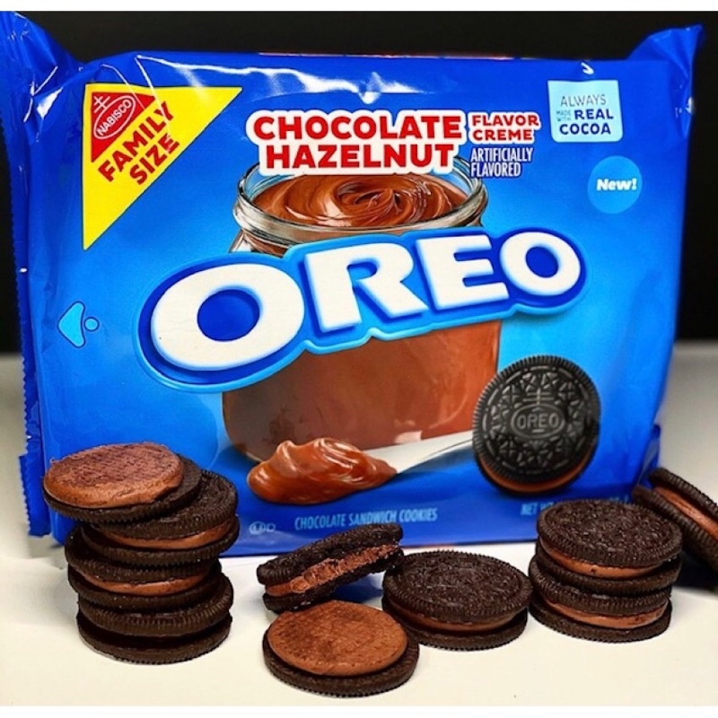 Nabisco Oreo Chocolate Hazelnut Family Size 482g Shopee Malaysia