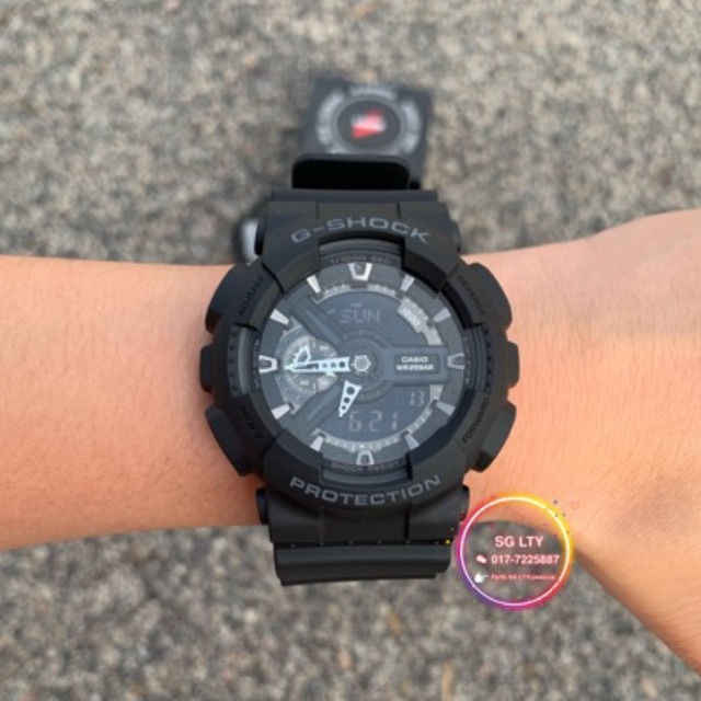 g shock ga 110 matte black