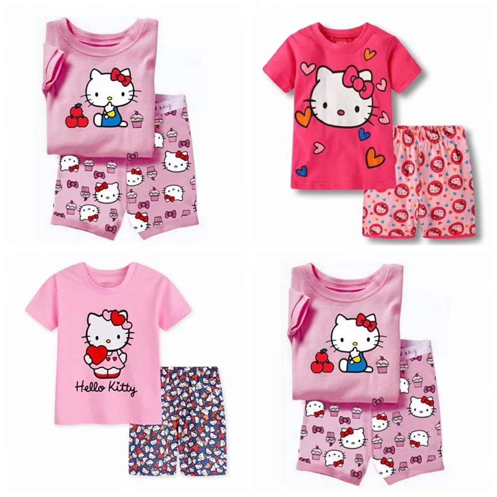 hello kitty baby pajamas