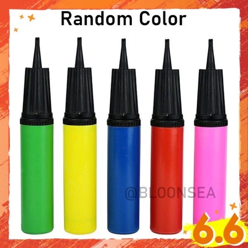 Large Hand Pump Mini Balloon Hand Pump Inflator Big Colorful Hand Held