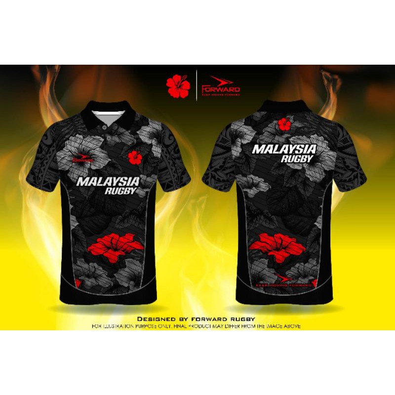 NEW DESIGN!! Baju Polo Bunga Raya 2021  Shopee Malaysia