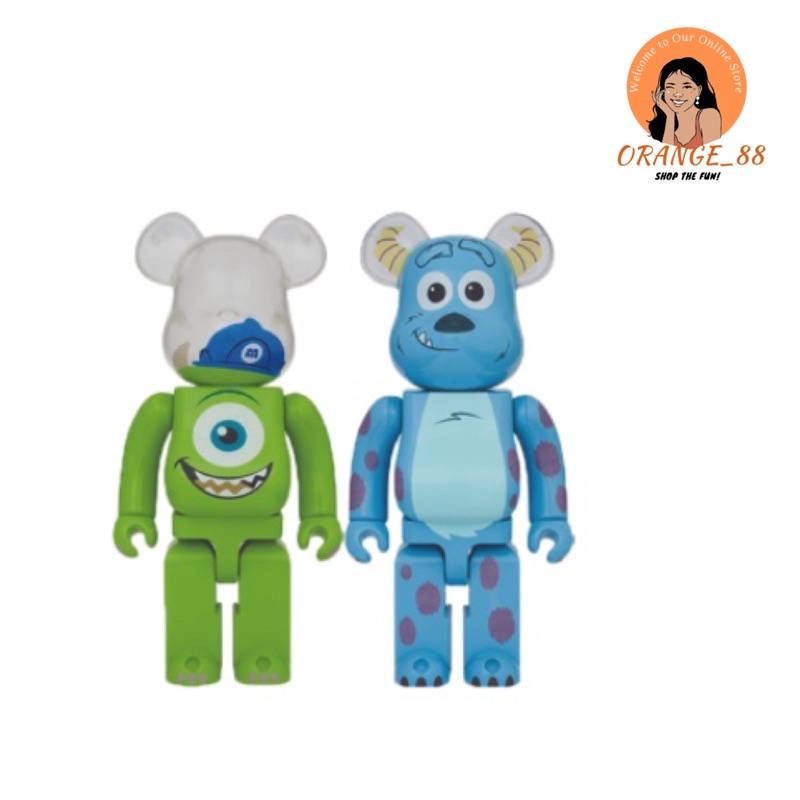 BEARBRICK• Mike \u0026 Sulley SET 1000 