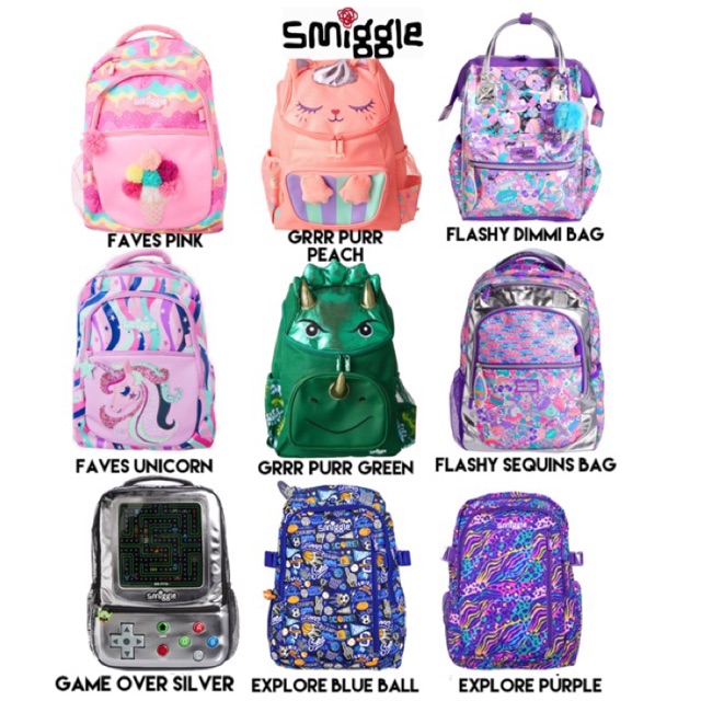 smiggle shark backpack