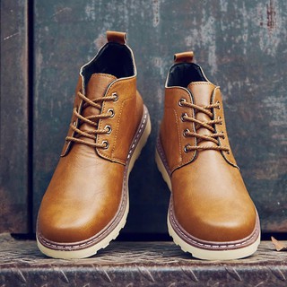 vintage round head martin boots