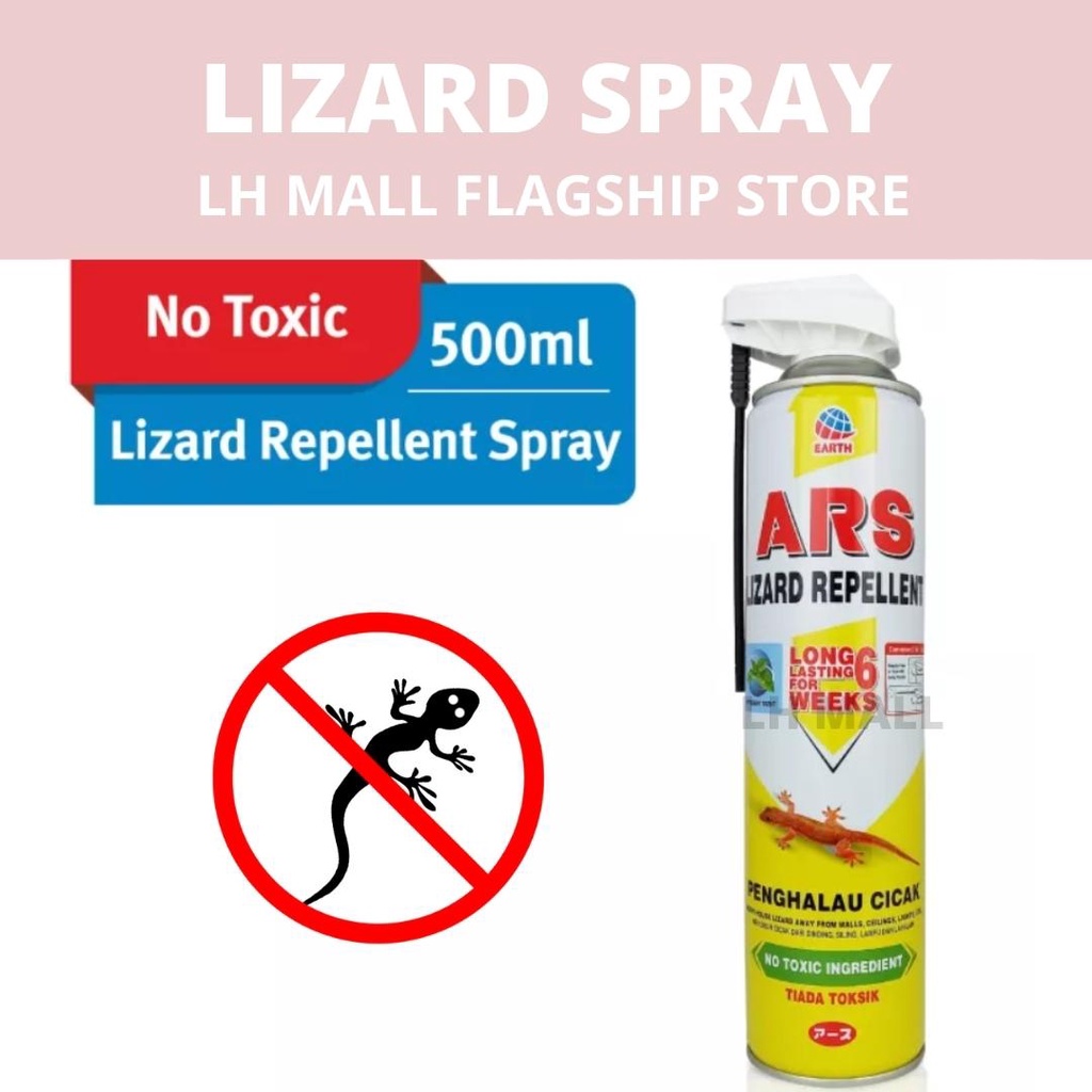 ARS Lizard Repellent Spray No Toxic Natural Extract of Peppermint Oil Repel Lizards Effectively