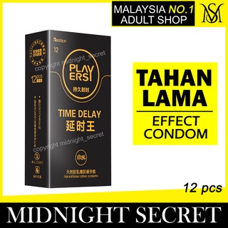 [ TAHAN LAMA ] ORIGINAL Man Time Delay Long Lasting Dotted & Ripped Tahan Lama Condom Adult Toy Kondom Berduri - Black