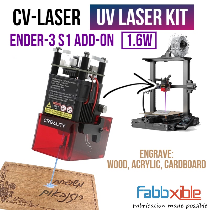 Creality CV Laser Engraver Module Kit 1.6W for Ender3 S1 3D Printer