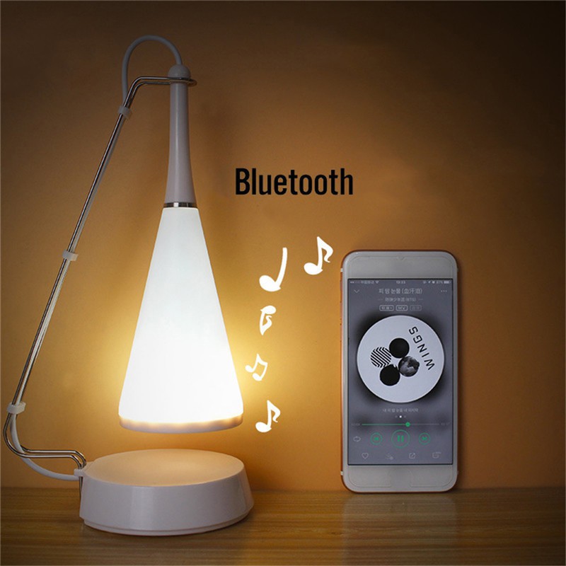 touch sensor led table lamp with speaker