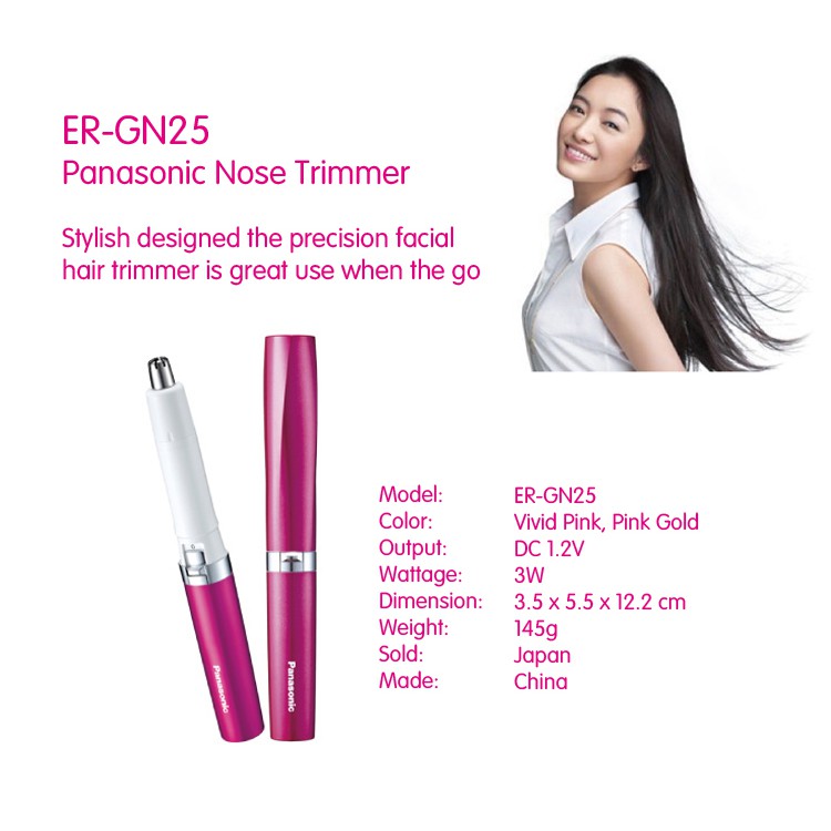 Panasonic Etiquette Ladies Precision Facial Hair Trimmer Er Gn25