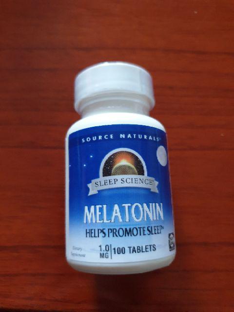 Melatonin 1mg 100 Tablets (Ubat Tidur, Better Sleep 