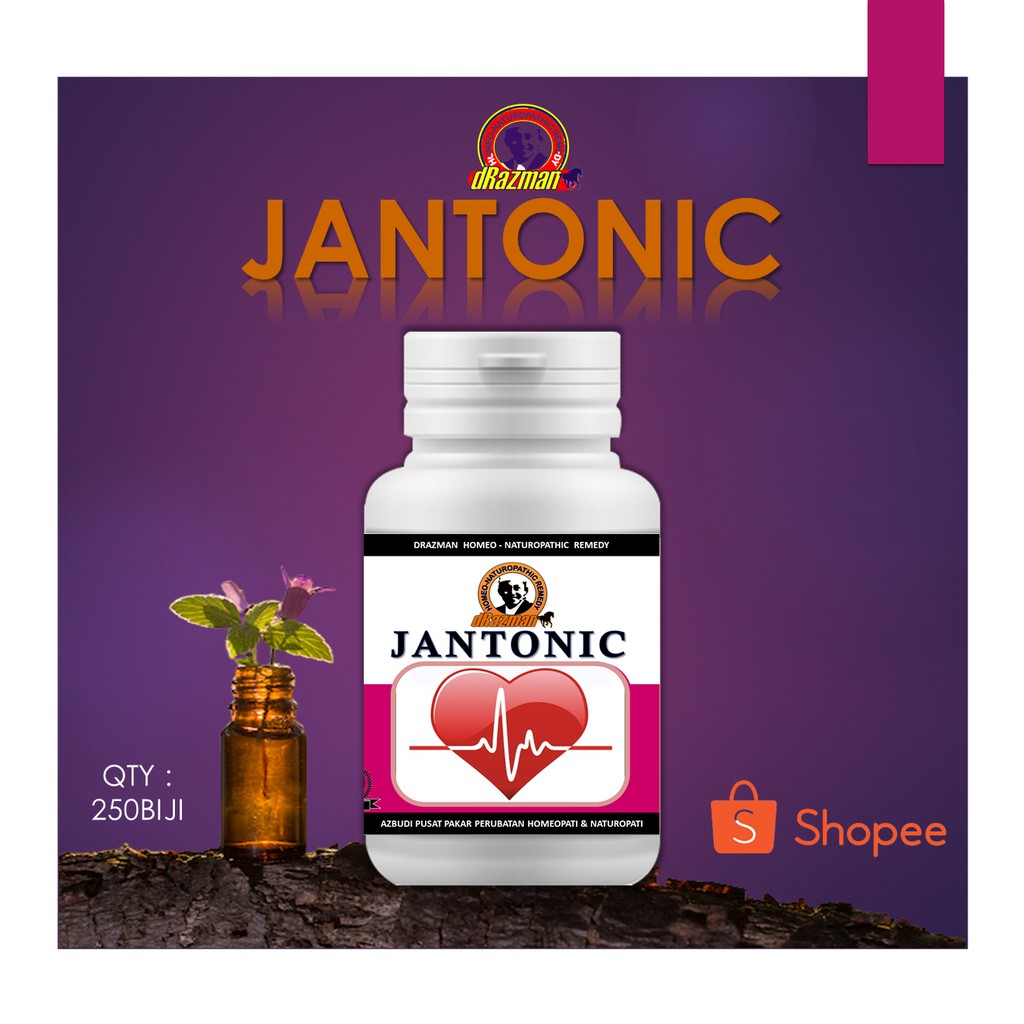 REMEDY UTK JANTUNG JANTONIC DRAZMAN PRODUK HOMEOPATI REMEDI CRATAEGUS 200x SKU PHDRAZJ003