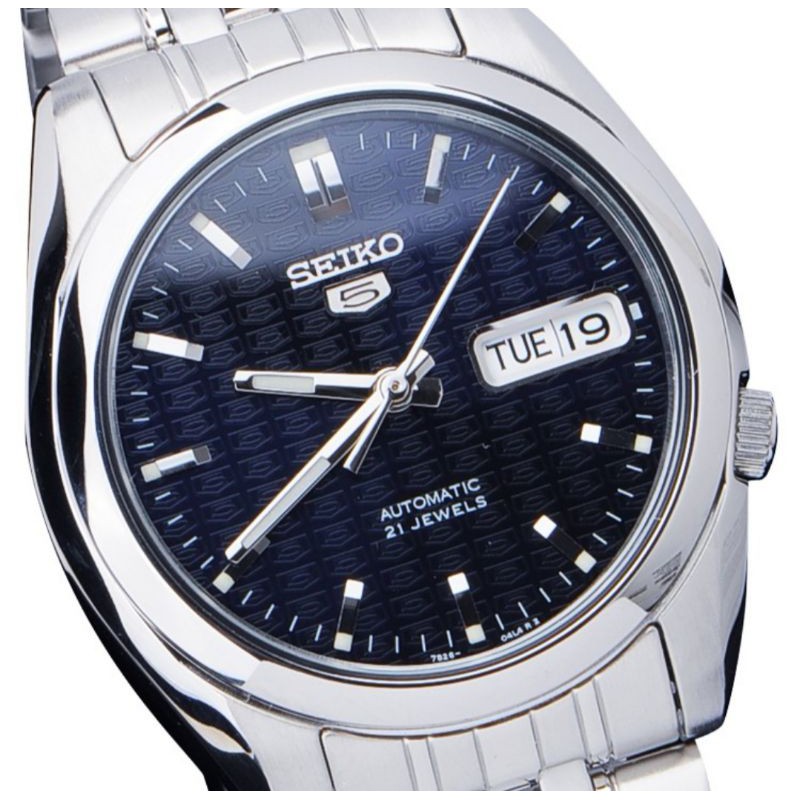 Seiko 5 Automatic Blue Face Snk357k1 21 Jewels Men Watch Shopee Malaysia