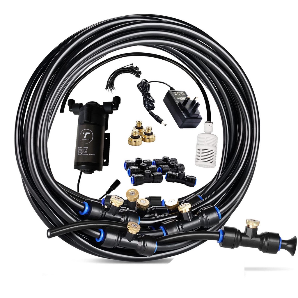 Quiet Misting Cooling System Fan Misting Kit Mister for Fan Shopee