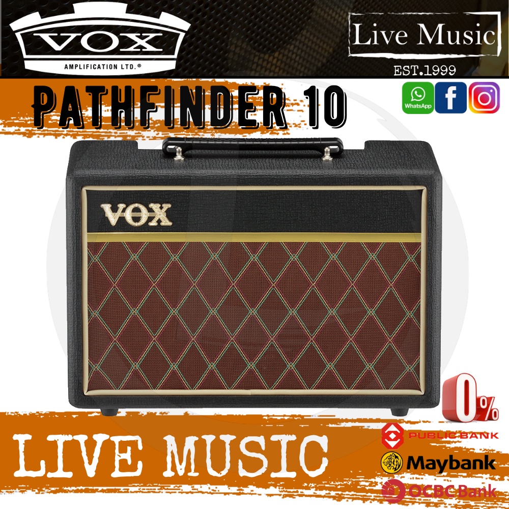 Vox Pathfinder 10 10 watt Guitar Combo Amplifier, Classic (Pathfinder10/Pathfinder10