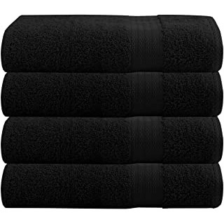 Bath Towels (27 x 54 inches) Z Black Dewasa 100%Cotton