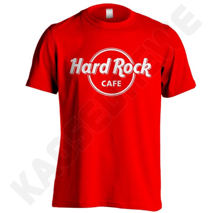  KAOS  OT0260 HARD ROCK 01 WH RED SIZE S XXL 