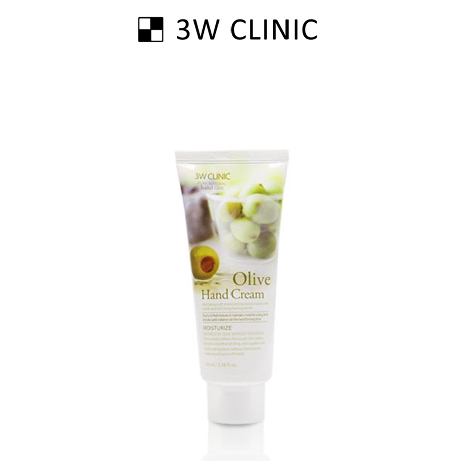 3W Clinic Olive Hand Cream Hand Care Moisturizing (100ml) | Shopee Malaysia