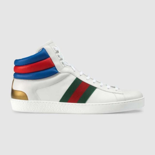 gucci ace high top sneakers