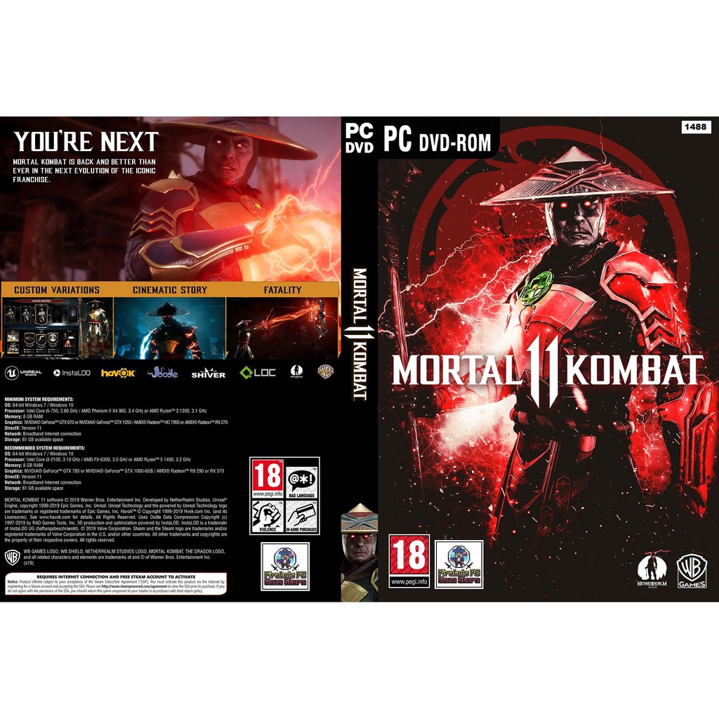 Pc Mortal Kombat 11 Shopee Malaysia