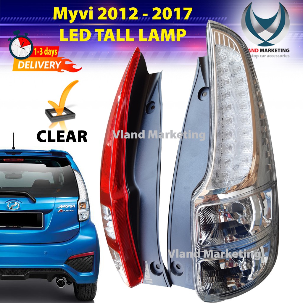 Vland Perodua Myvi Lagi Best Myvi SE Ikon Icon 2011 - 2017 Tail Lamp