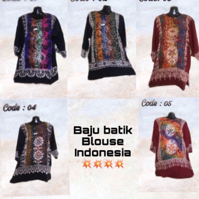  Batik  blouse  original solo Shopee  Malaysia