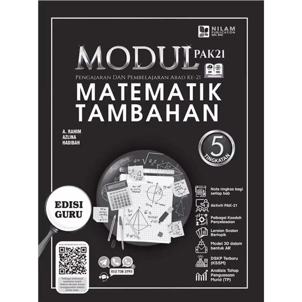 Mhd Modul Pak21 Matematik Tambahan Tingkatan 5 Form 5 Dwibahasa Kssm 2021 Nilam Shopee Malaysia