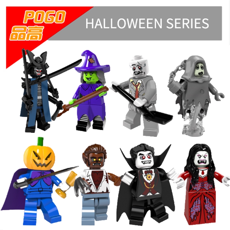 lego zombie halloween