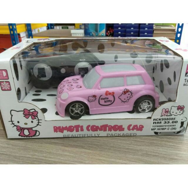 hello kitty remote control car