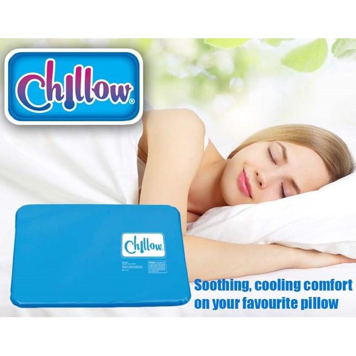 Chillow Pillow Cooling Pad Blue Shopee Malaysia