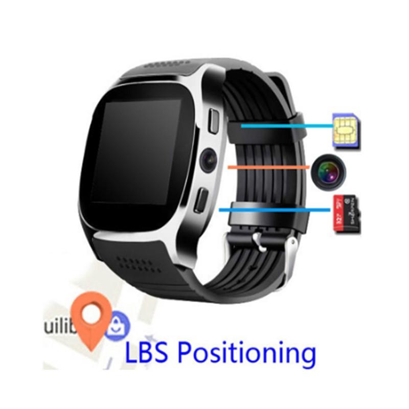 [100 Original]2021 T8 Bluetooth Touch Screen Smart Watch With Camera