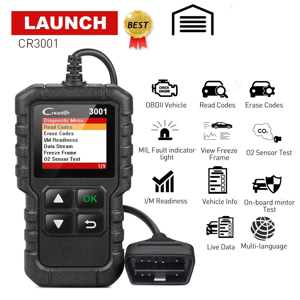 X431 CR3001 auto Full OBD2 OBDII Code Reader Scanner OBD 2 Creader 3001 Car Diagnostic tool PK ELM327 AD310 Scan tool
