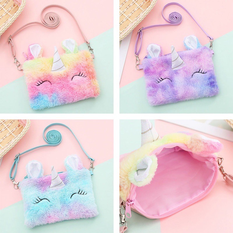 fluffy bag shopee