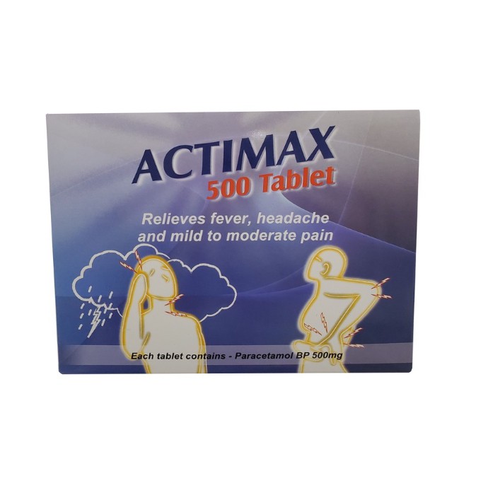 Paracetamol Actimax 500mg 10 S 500 S