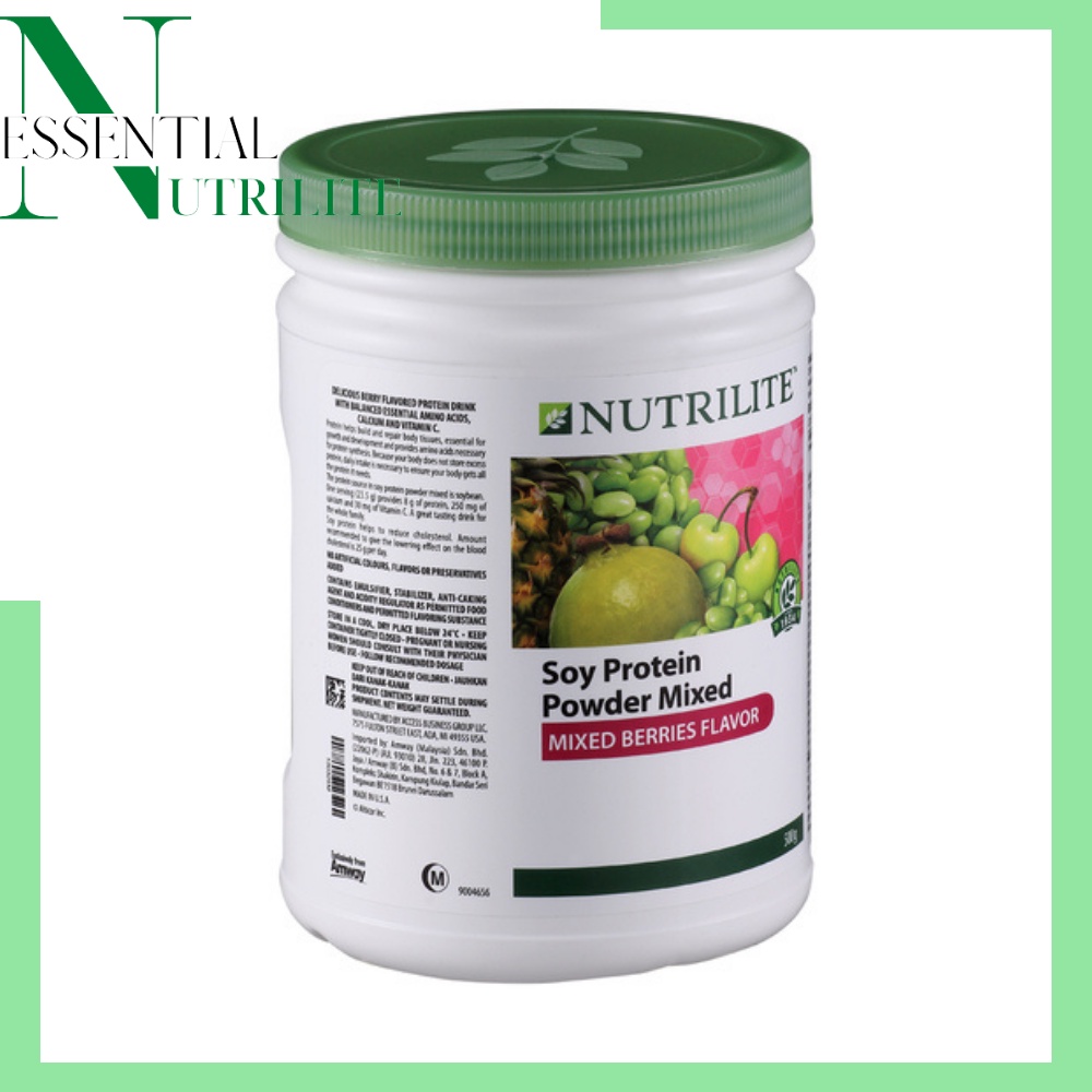 (( READY STOCK)) NUTRILITE Soy Protein Drink Mix Mixed Berries Flavor