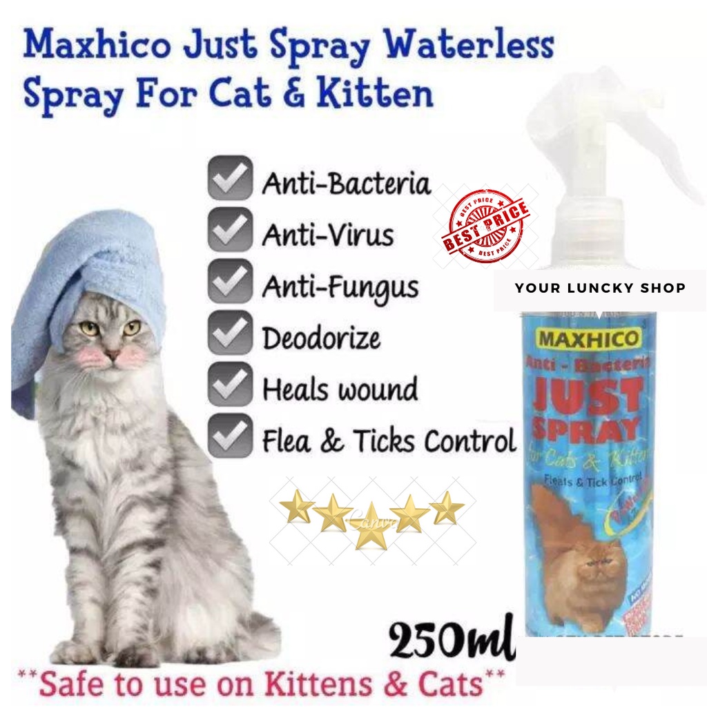 Ubat kurap kucing ubat kutu kucing FLURRY SPRAY 250ML Shopee Malaysia